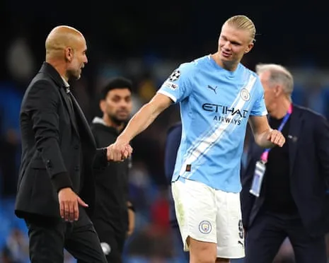Erling Haaland Joins Elite UCL Half-Century Group, Praised by Guardiola as CR7 and Messi's Peer