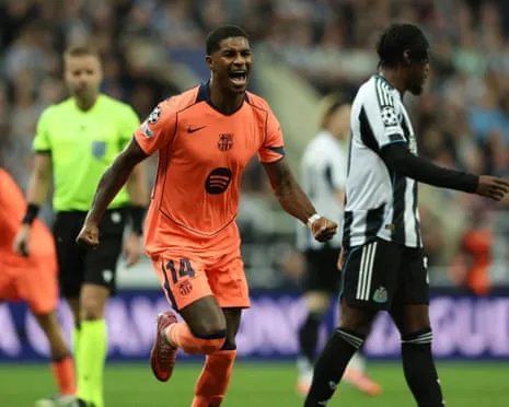 Marcus Rashford's Double Quiets The Magpies' Celebrations and Seals Barcelona's Victory