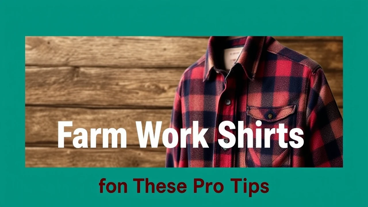 Enhance Your Farm Work Shirts with These Pro Tips
