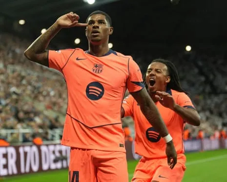 Forward disrupts the Magpies' big night and declares: ‘I’m improving at Barça’