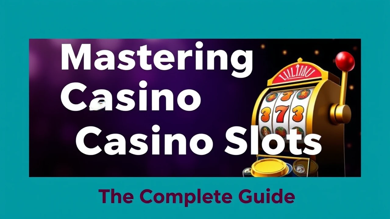 Mastering Casino Slots: The Complete Guide
